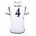 Real Madrid David Alaba #4 Replika Hemma matchkläder 2023-24 Korta ärmar